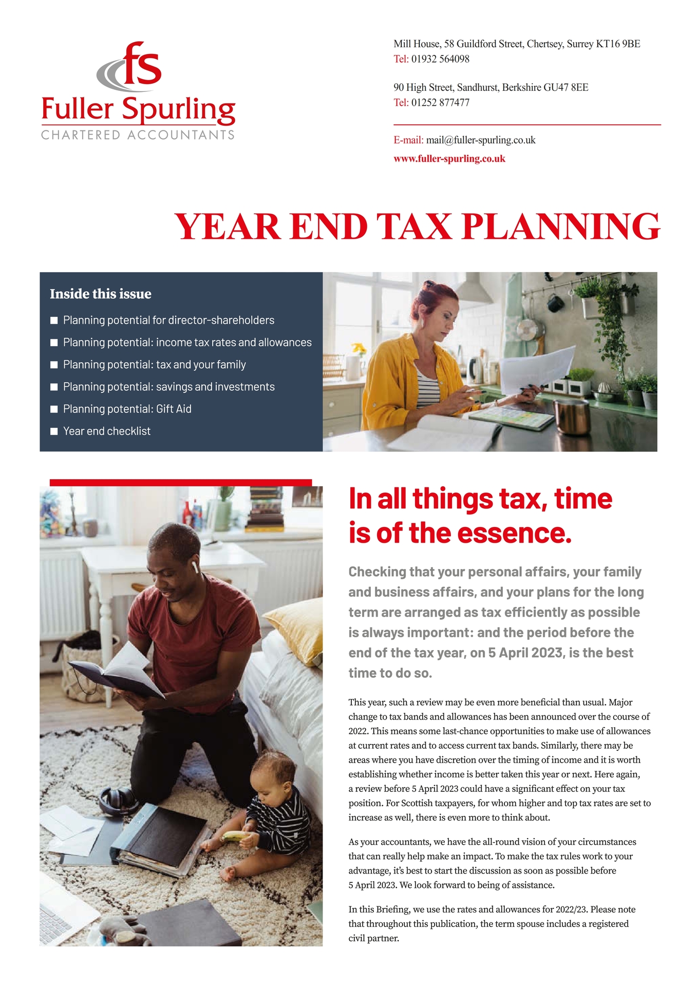 Winter 2022 Tax Briefing